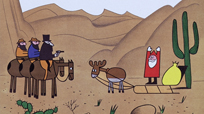 The Great Toy Robbery, Hold-up au Far West